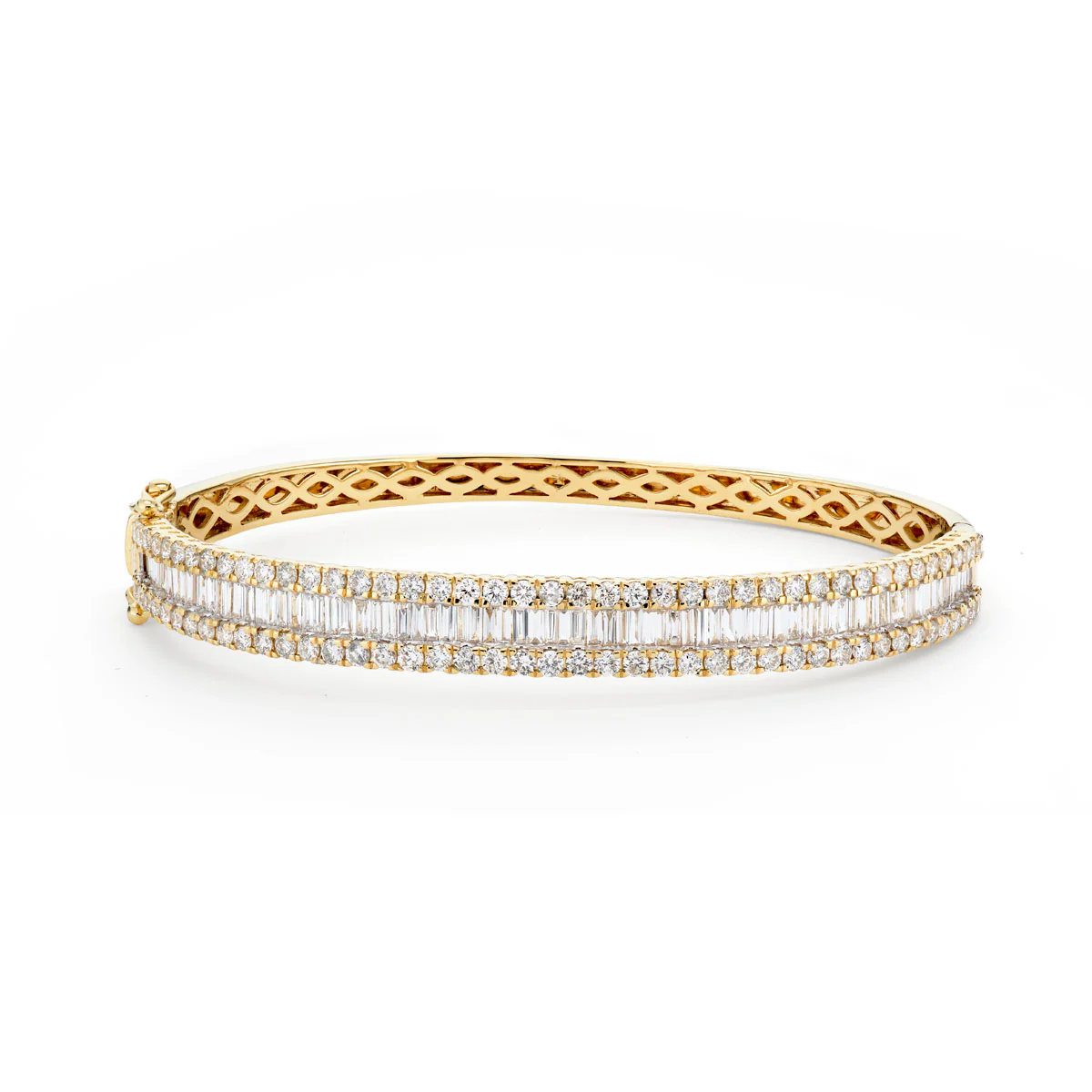 Baguette Diamond Bangle - Image 3