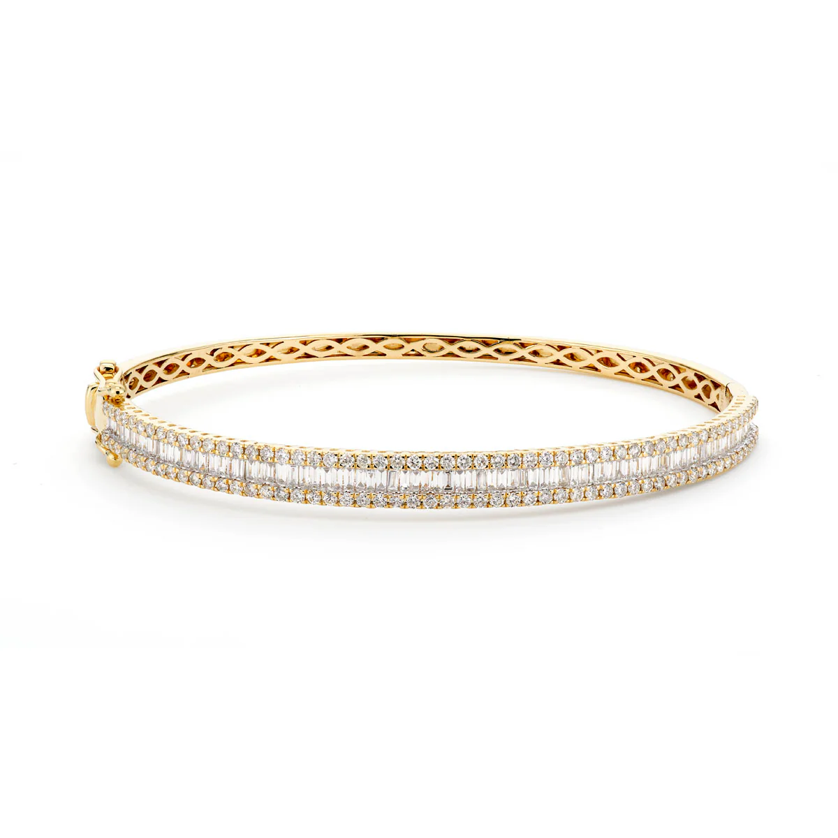 Baguette Diamond Bangle - Image 6