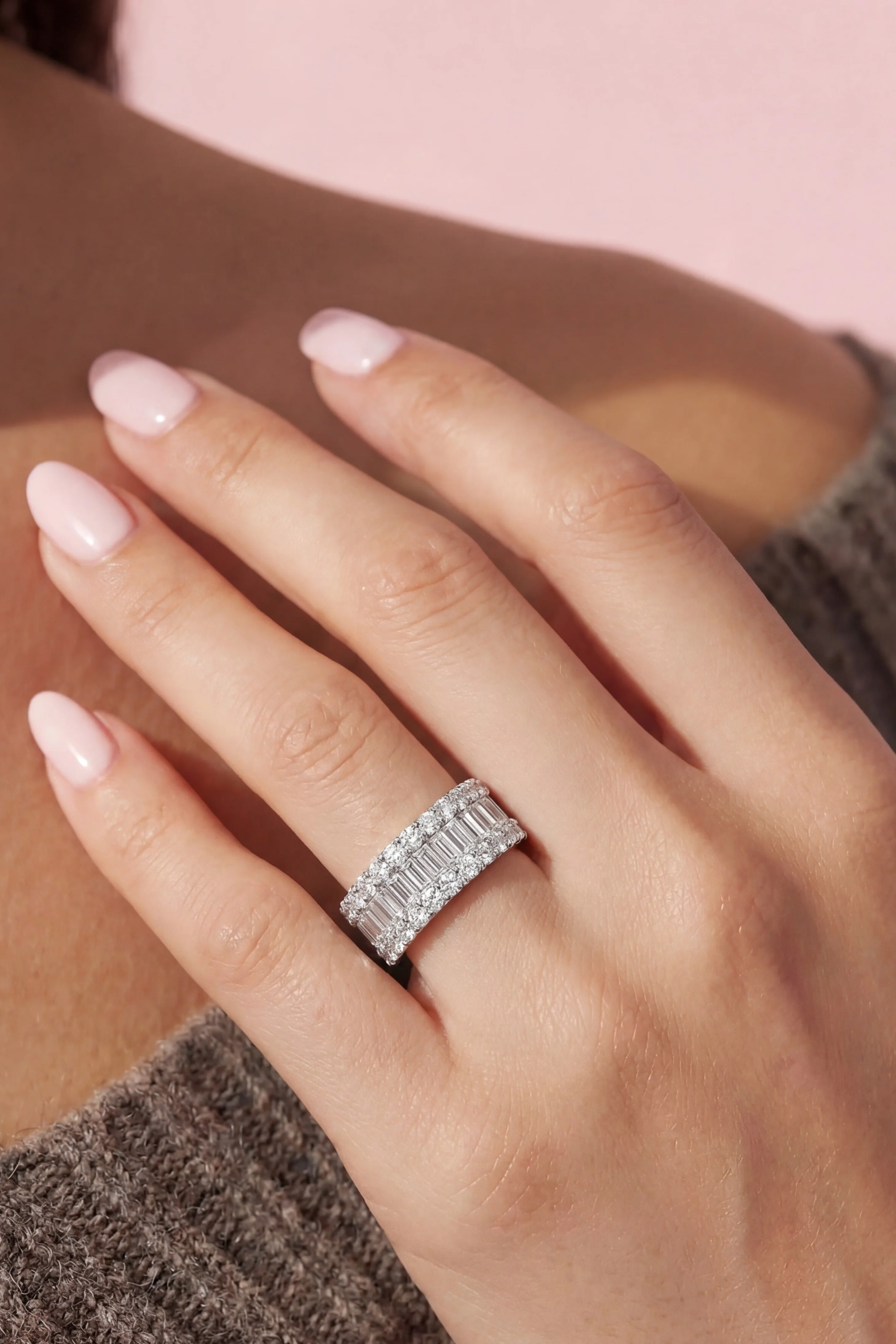 Baguette Diamond Band - Image 3