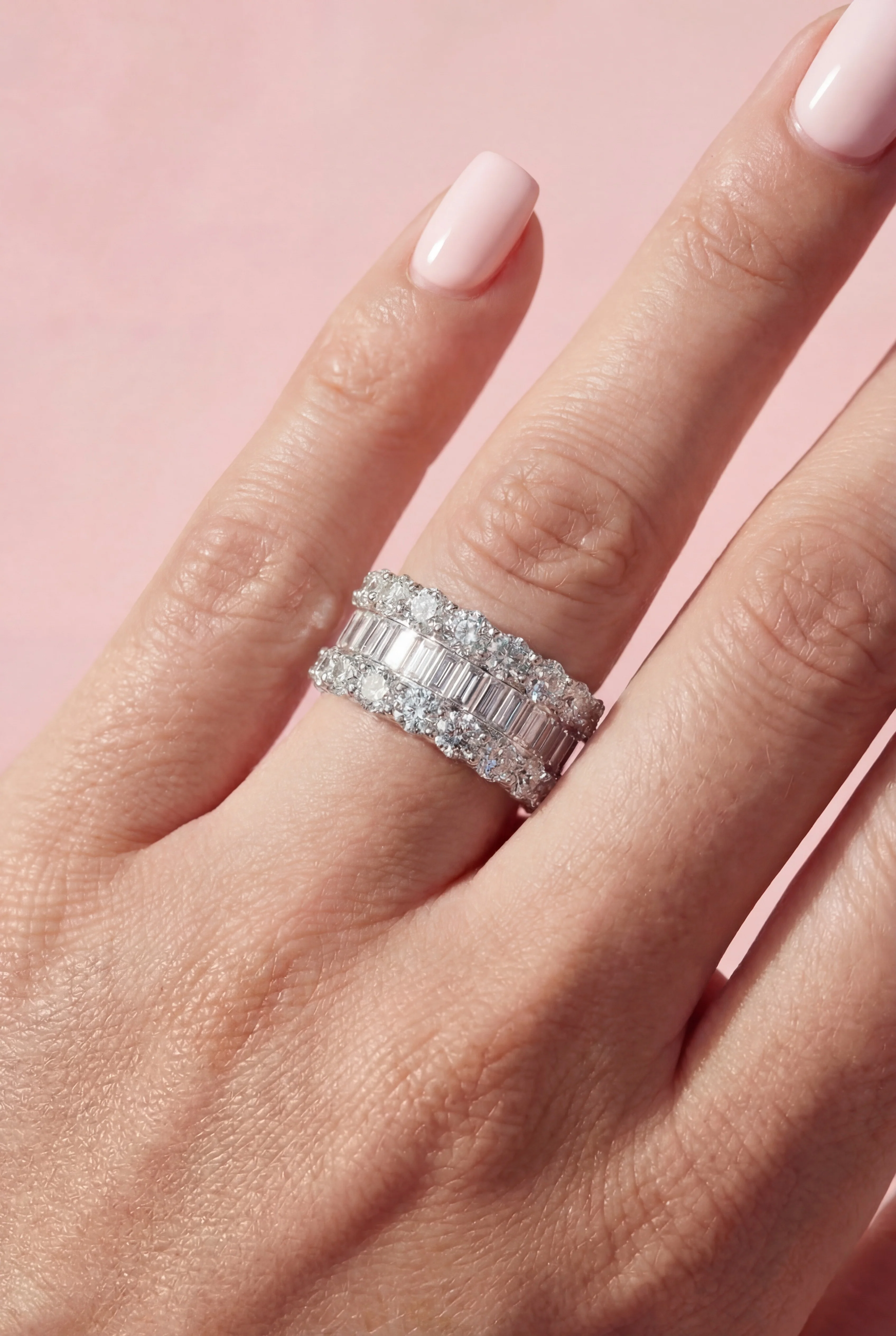 Baguette Diamond Band - Image 4