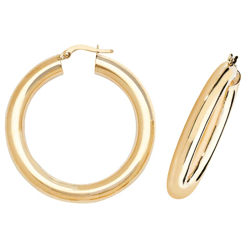 Gold Hoops - Image 3