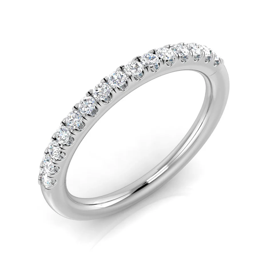 Single Row Diamond Half-Eternity Ring - Image 4