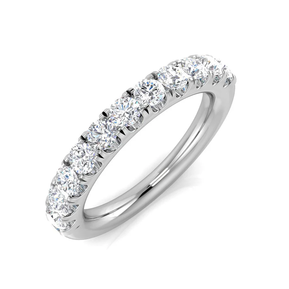 Single Row Diamond Half-Eternity Ring - Image 6