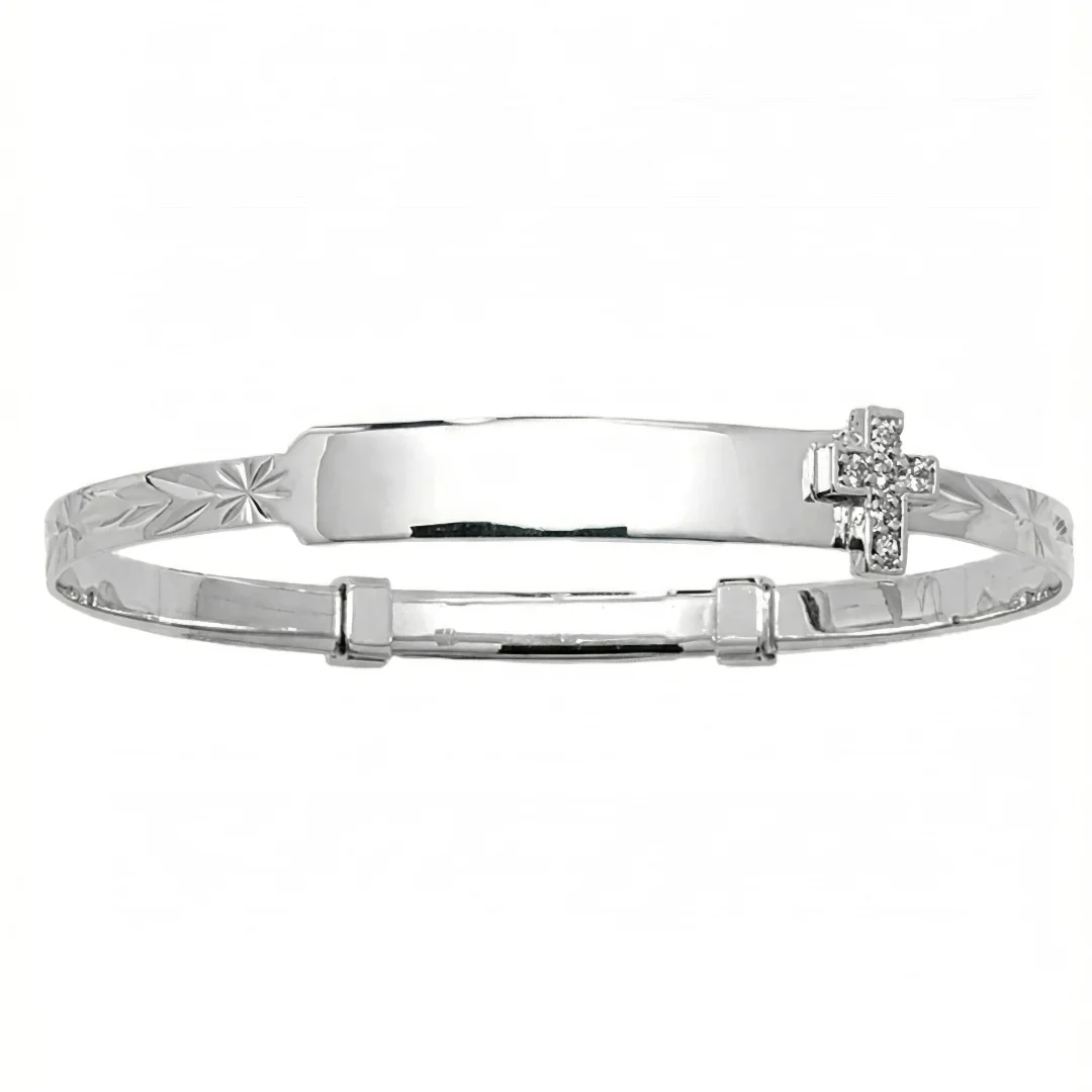 Baby Cross Expandable Bangle - Image 3