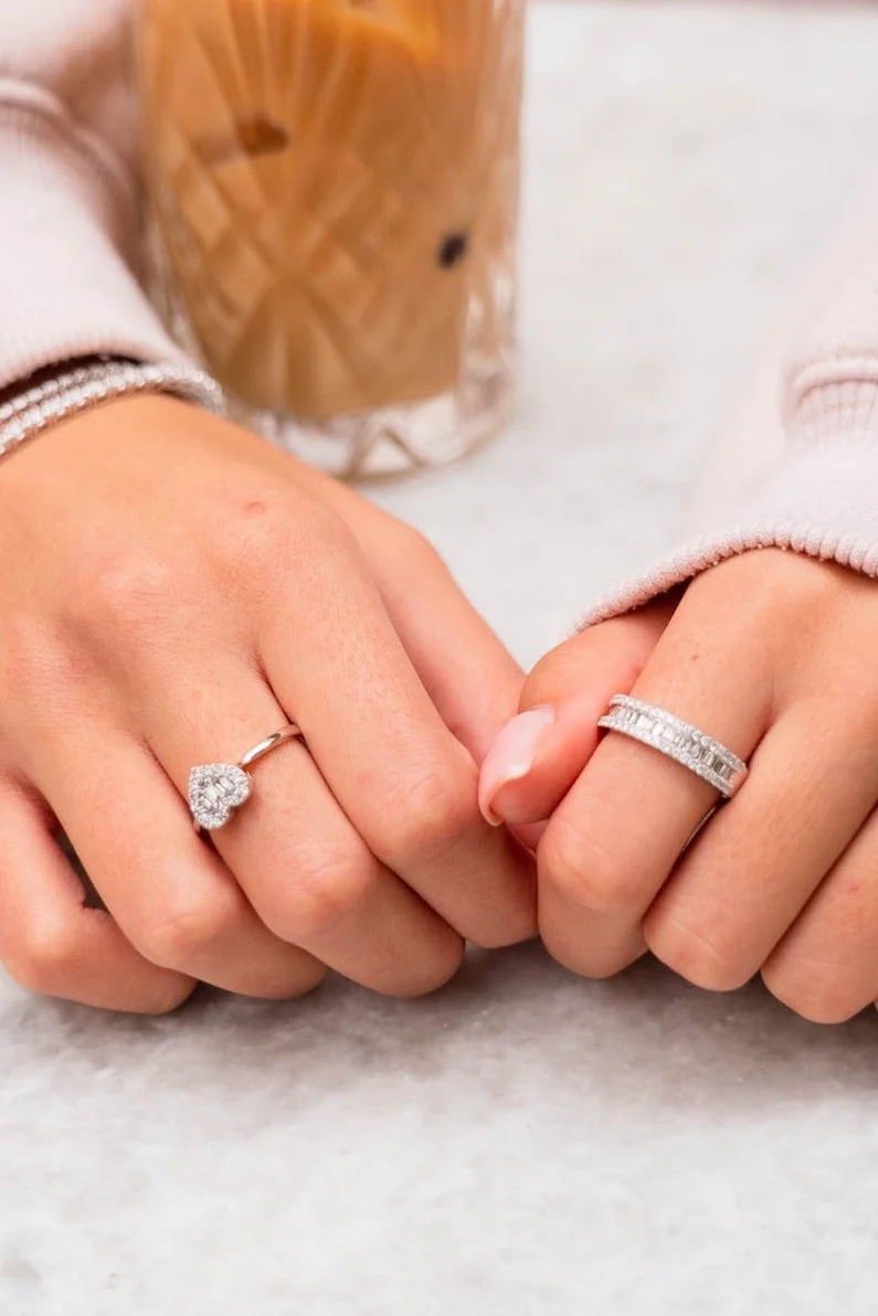 Heart Baguette Ring - Image 3
