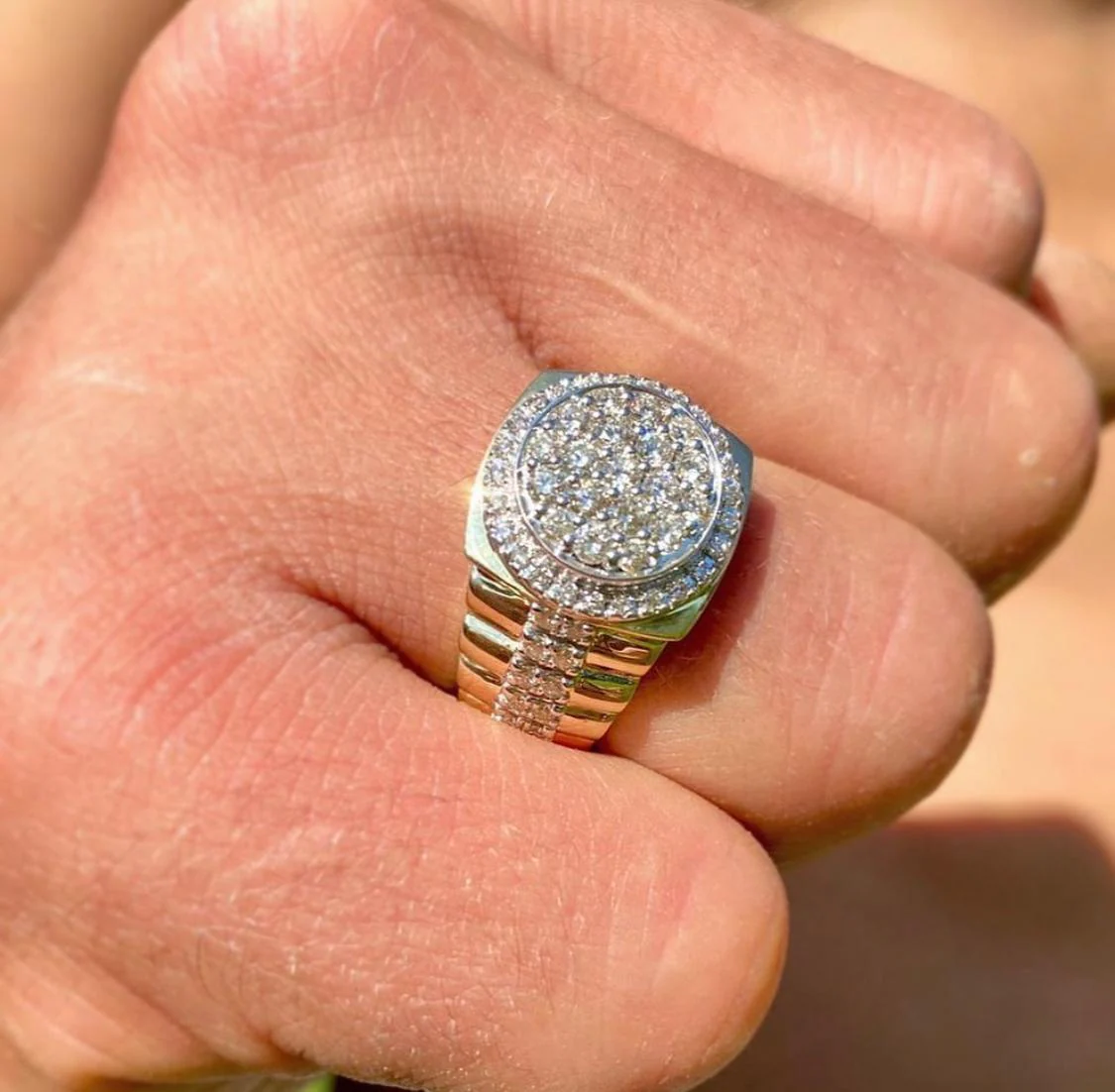 Presidential Diamond Band Ring - Image 3