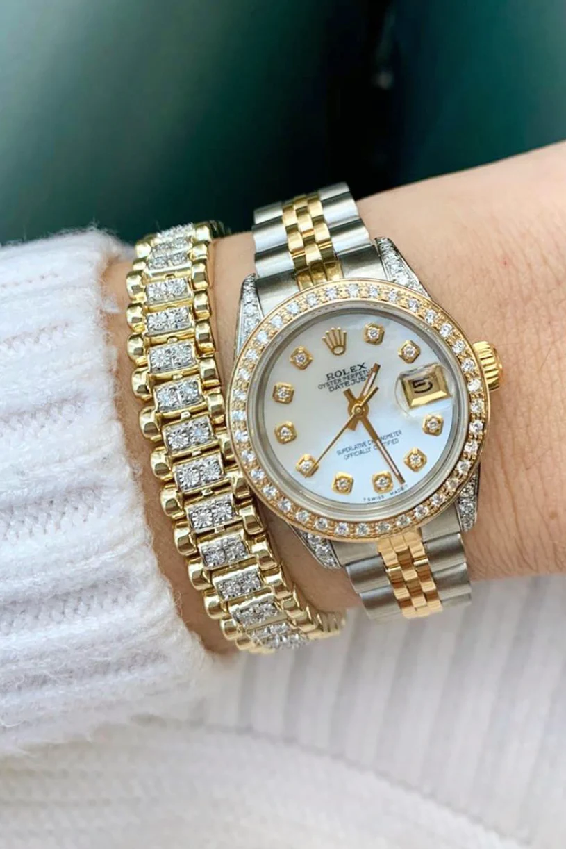 Diamond Presidential Style Bracelet - Image 3