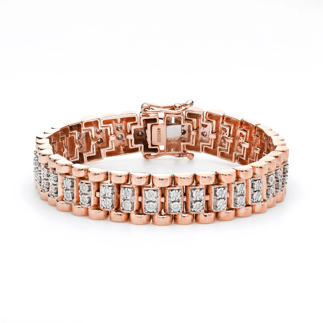 Diamond Presidential Style Bracelet - Image 5
